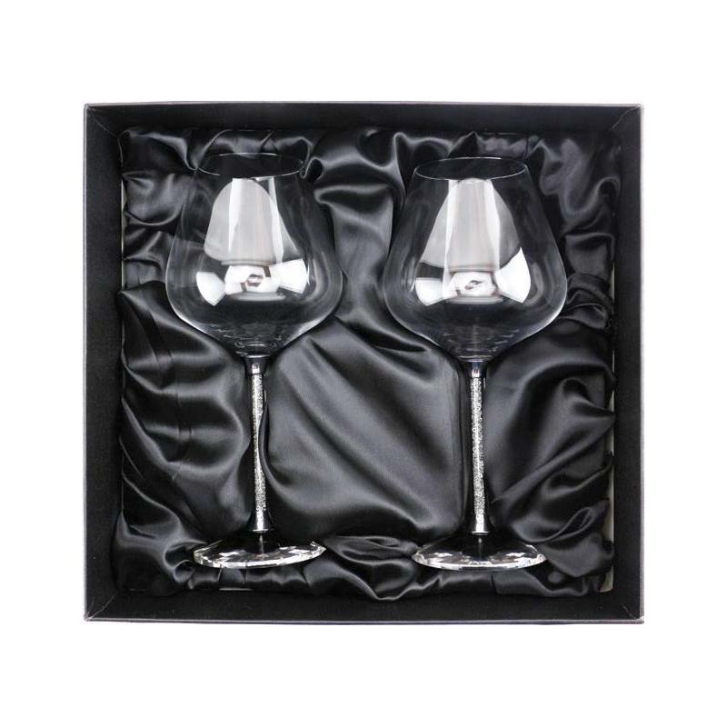 2pcs - Wine Glass Giftset Box With Cushion Inside For Product Protection And Better Presentation